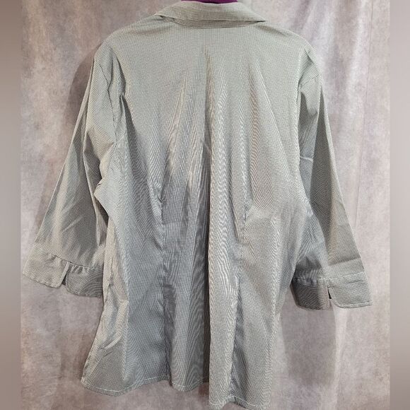 DCC Black and White Checkered Button Up Shirt - Picture 7 of 10